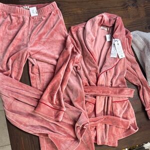 UGG Pink Velour Lounge Set